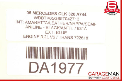 03-09 Mercedes W209 CLK320 CLK500 Front Left Side Suspension Lower Control Arm