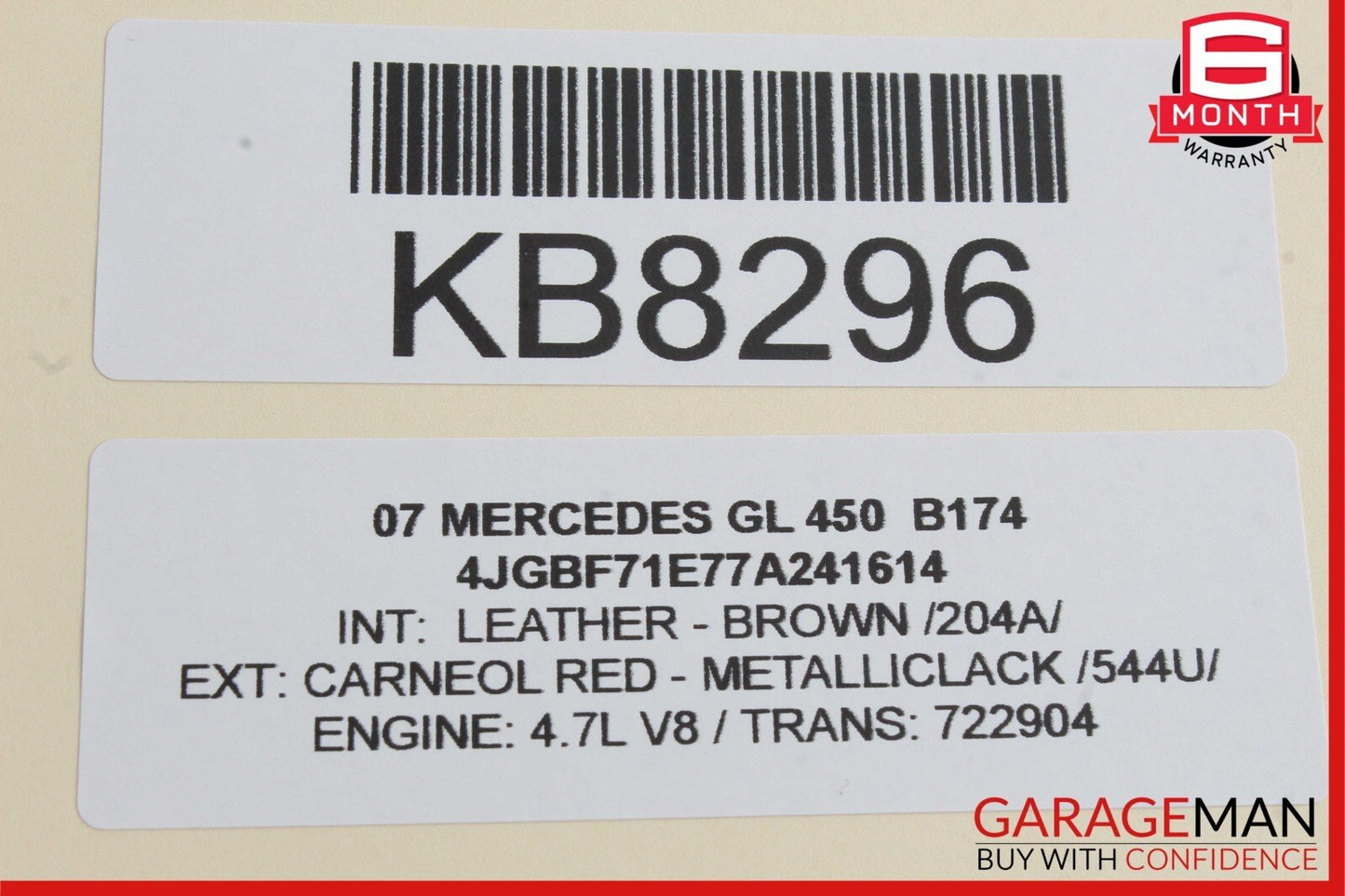 06-13 Mercedes GL450 GL550 R350 Front Right Side Door Lock Latch Actuator