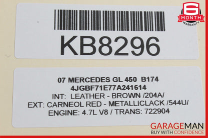 06-13 Mercedes GL450 GL550 R350 Front Right Side Door Lock Latch Actuator