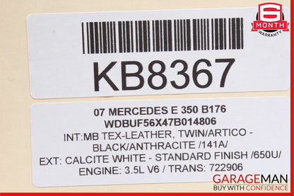 03-09 Mercedes W211 E350 E320 E63 Front Right Passenger Door Control Module Unit