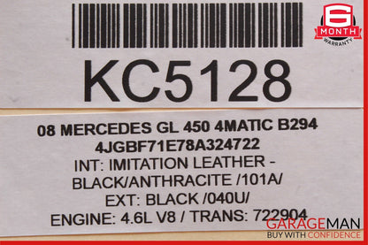 06-08 Mercedes X164 GL450 4Matic Steering Wheel Anthracite 1644605203 OEM
