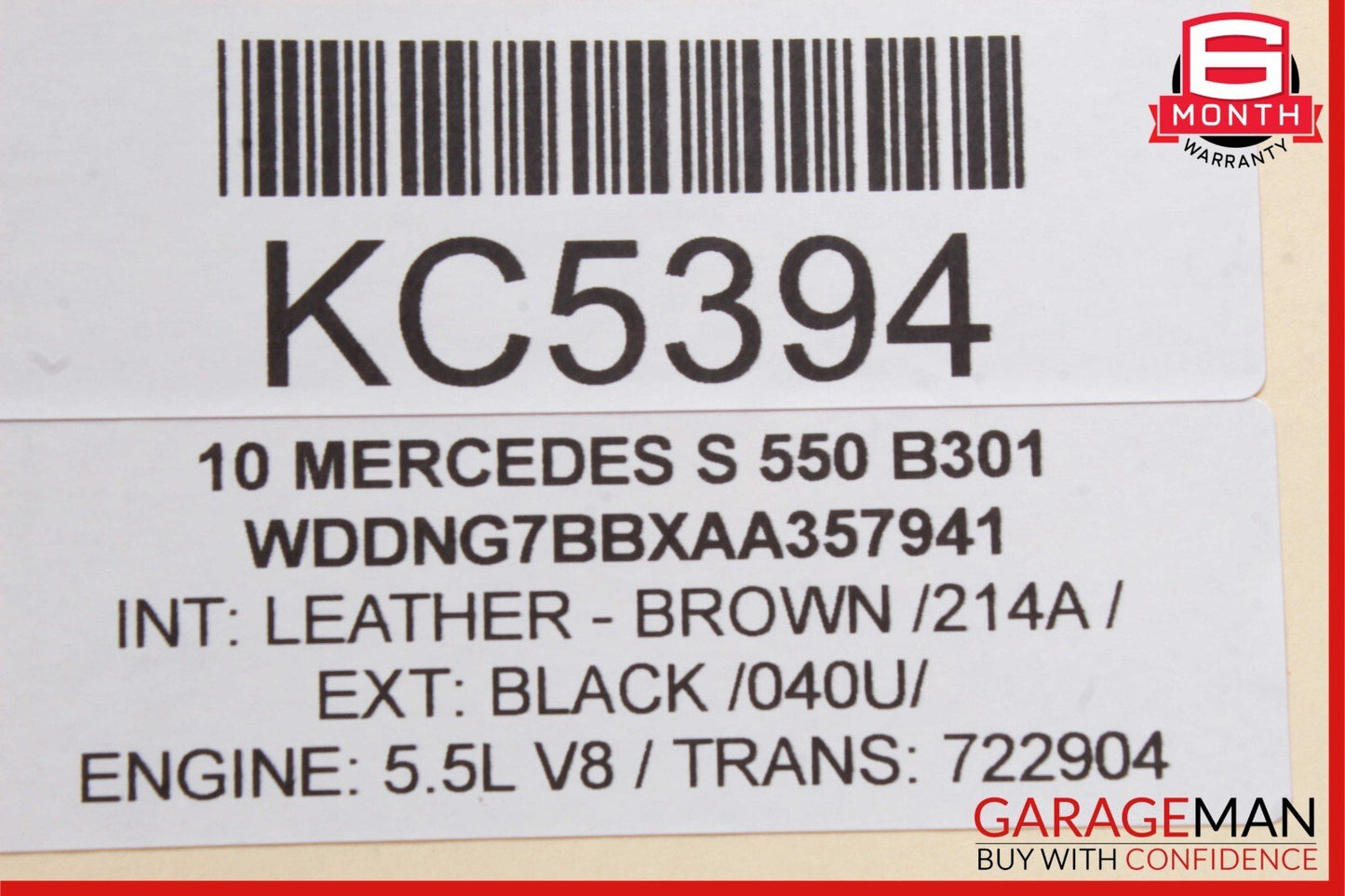 07-13 Mercedes W221 S550 S63 AMG Front Right Door Control Module 2219007501 OEM