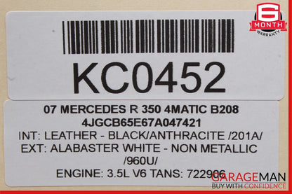 06-13 Mercedes W251 R350 GL450 ML350 Window Regulator Motor Front Left Side OEM