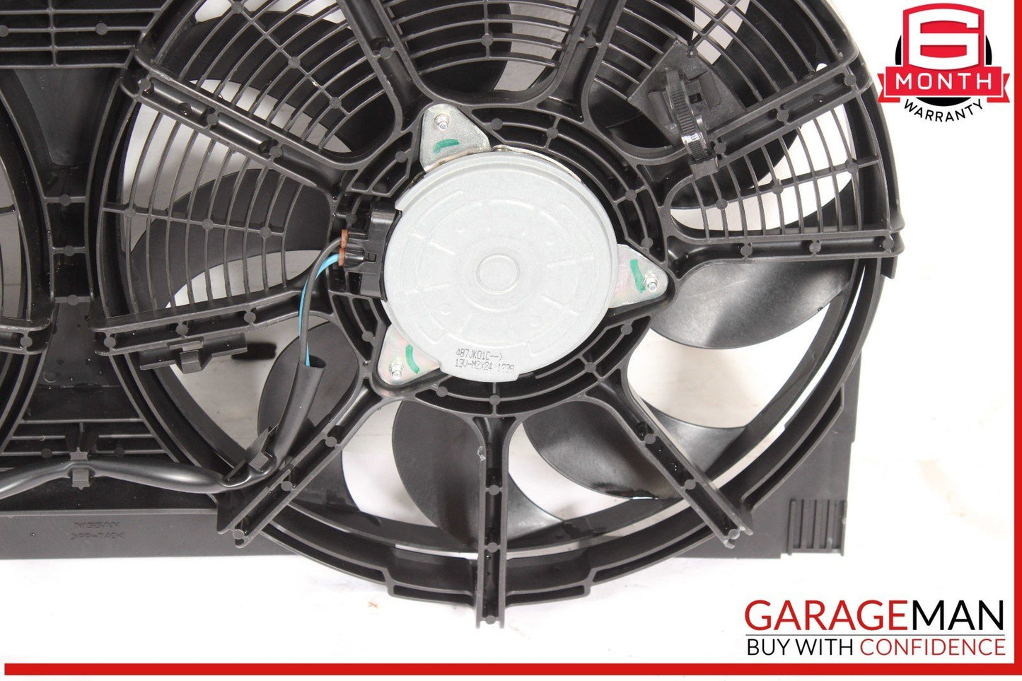 13-24 Nissan Leaf Engine Radiator Cooling Fan Motor Shroud Assy OEM