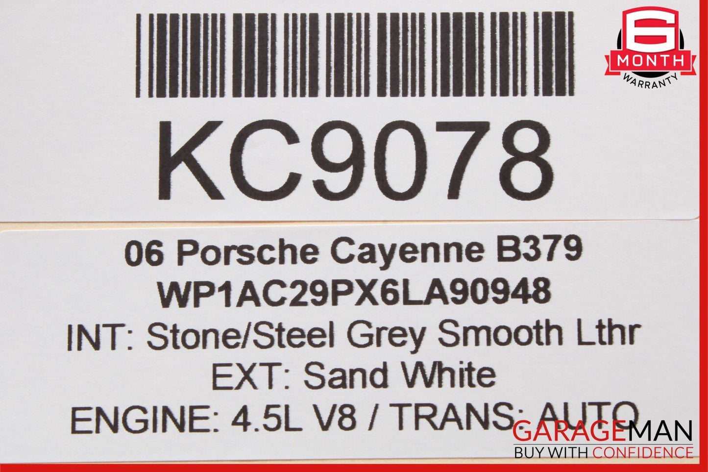 03-10 Porsche Cayenne 955 957 Rear Left Side Door Window Regulator Motor Unit