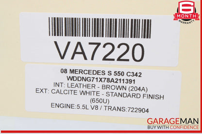 07-14 Mercedes W221 S550 CL550 Front Left Driver Seat Control Memory Switch OEM