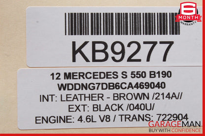 10-14 Mercedes W221 S550 CL550 Speedometer Odometer Instrument Cluster Gauge OEM