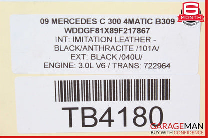 Mercedes W204 C350 4MATIC Front Right Engine Timing Chain Cover Plate OEM