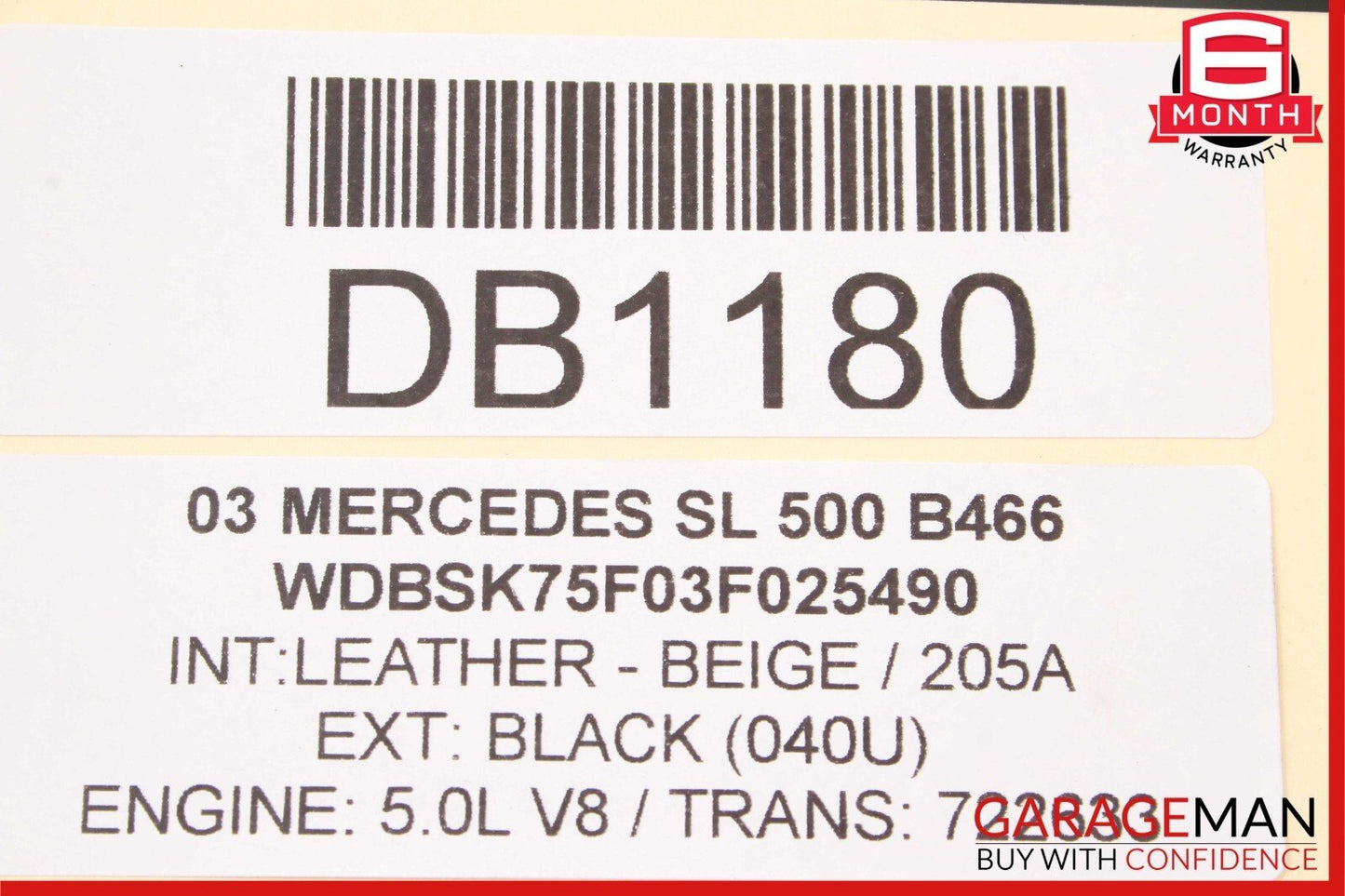 03-08 Mercedes R230 SL550 Engine Radiator A/C AC Oil Cooling Condenser Assy