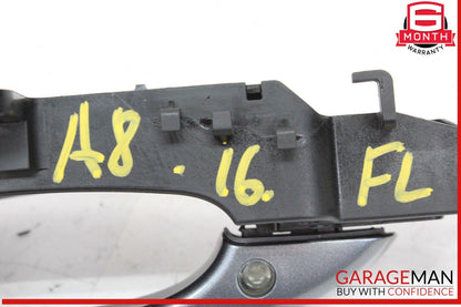 11-18 Audi A8 S8 Front Left Driver Side Exterior Door Handle Gray 4H1837885 OEM