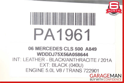 03-06 Mercedes W219 CLS500 E500 Engine Motor Radiator AC A/C Condenser Assembly