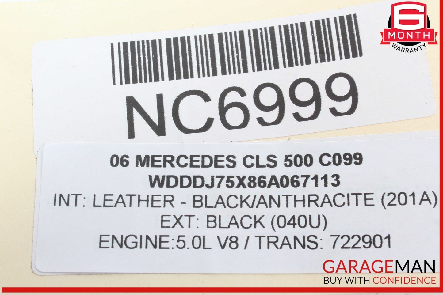 03-11 Mercedes W219 CLS500 E320 E500 Master Window Switch Front Left Side OEM