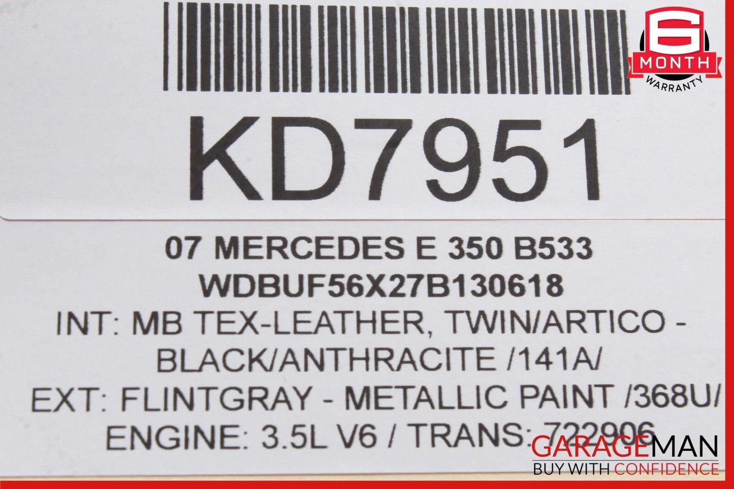 03-11 Mercedes W211 E350 GL550 CLS500 Front Left Side Seat Control Module OEM