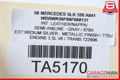 05-11 Mercedes R171 SLK350 C350 AC A/C Cooling Radiator Condenser Assembly OEM
