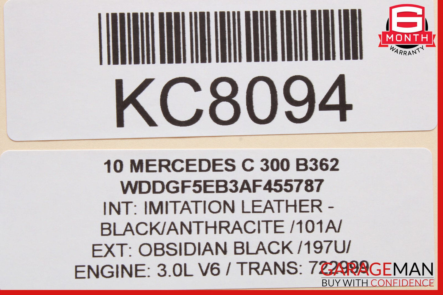 08-11 Mercedes W204 C300 C250 Rear Right Side Exterior Door Handle OEM