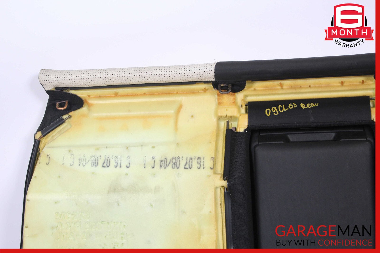 07-14 Mercedes W216 CL63 AMG Rear Upper Top Seat Cushion Assembly OEM