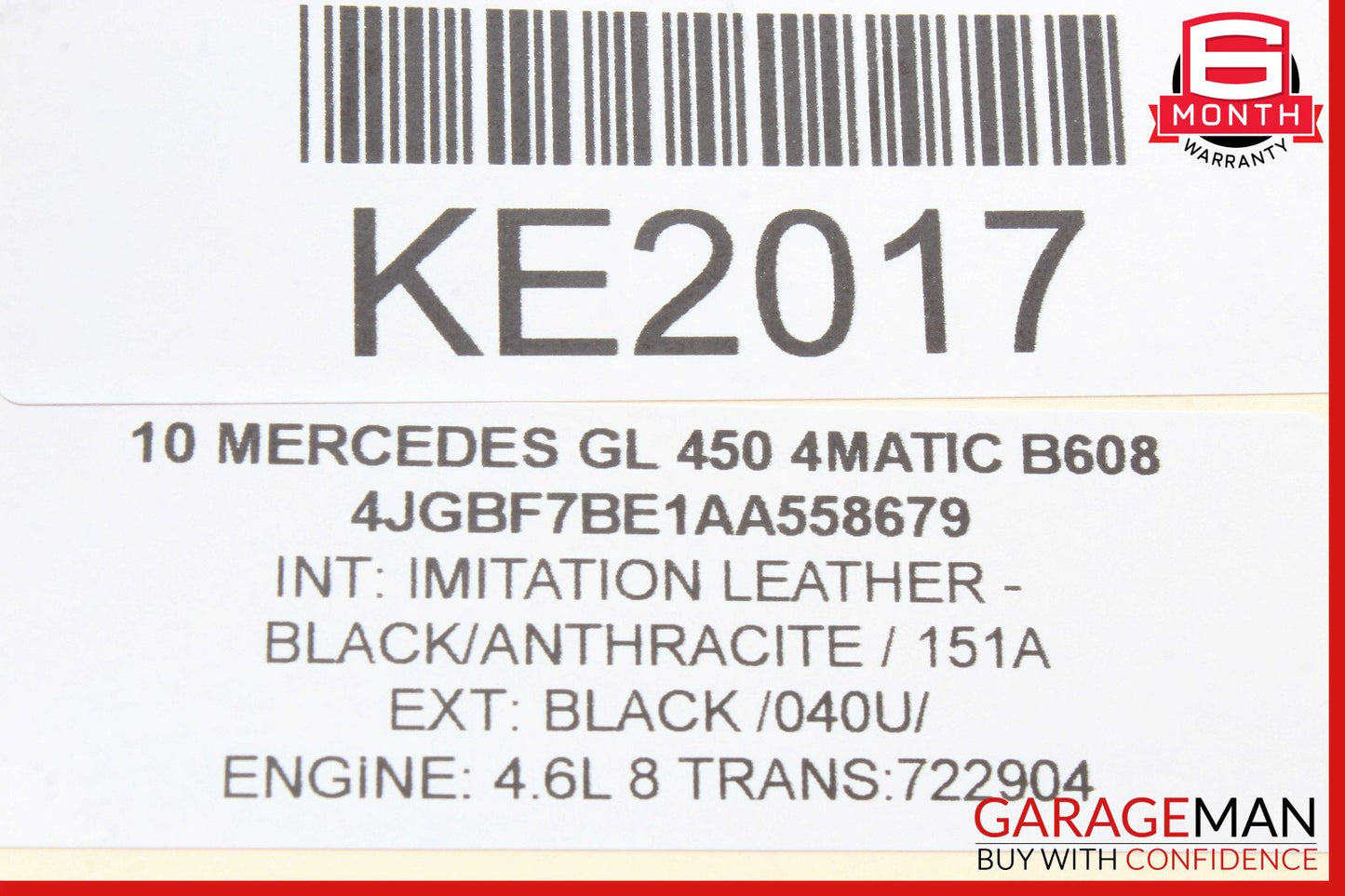 06-19 Mercedes W251 R350 GL550 ML350 Rear Glass Windshield Wiper Motor OEM