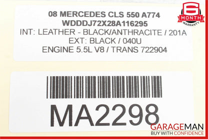 06-11 Mercedes W219 CLS550 Front Right Side Door Lock Latch Actuator Keyless Go