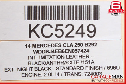 12-20 Mercedes W117 CLA250 SLK250 SLC300 Right Side Exterior Door Handle OEM