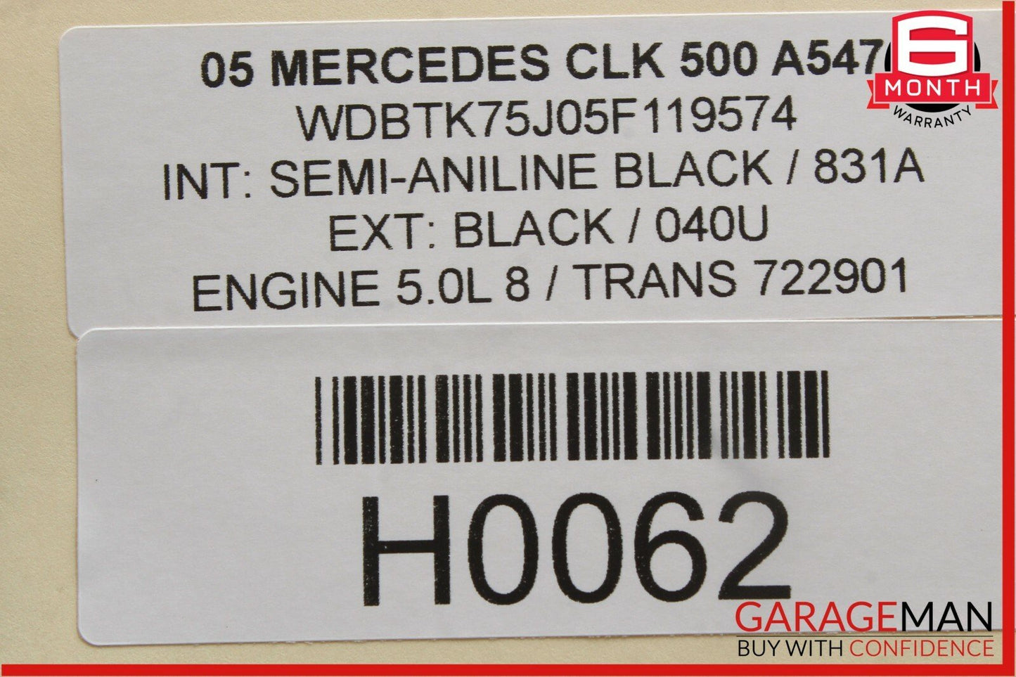05-12 Mercedes CLK500 E350 E550 CL63 AMG TPMS Tire Pressure Control Module Unit