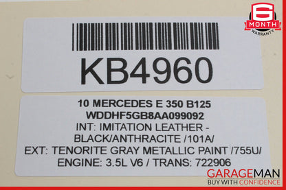 08-16 Mercedes W212 E350 C300 C350 Front Left Door Window Regulator Motor OEM