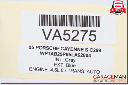 03-10 Porsche Cayenne S 955 957 Rear Left Driver Side Window Regulator Motor OEM