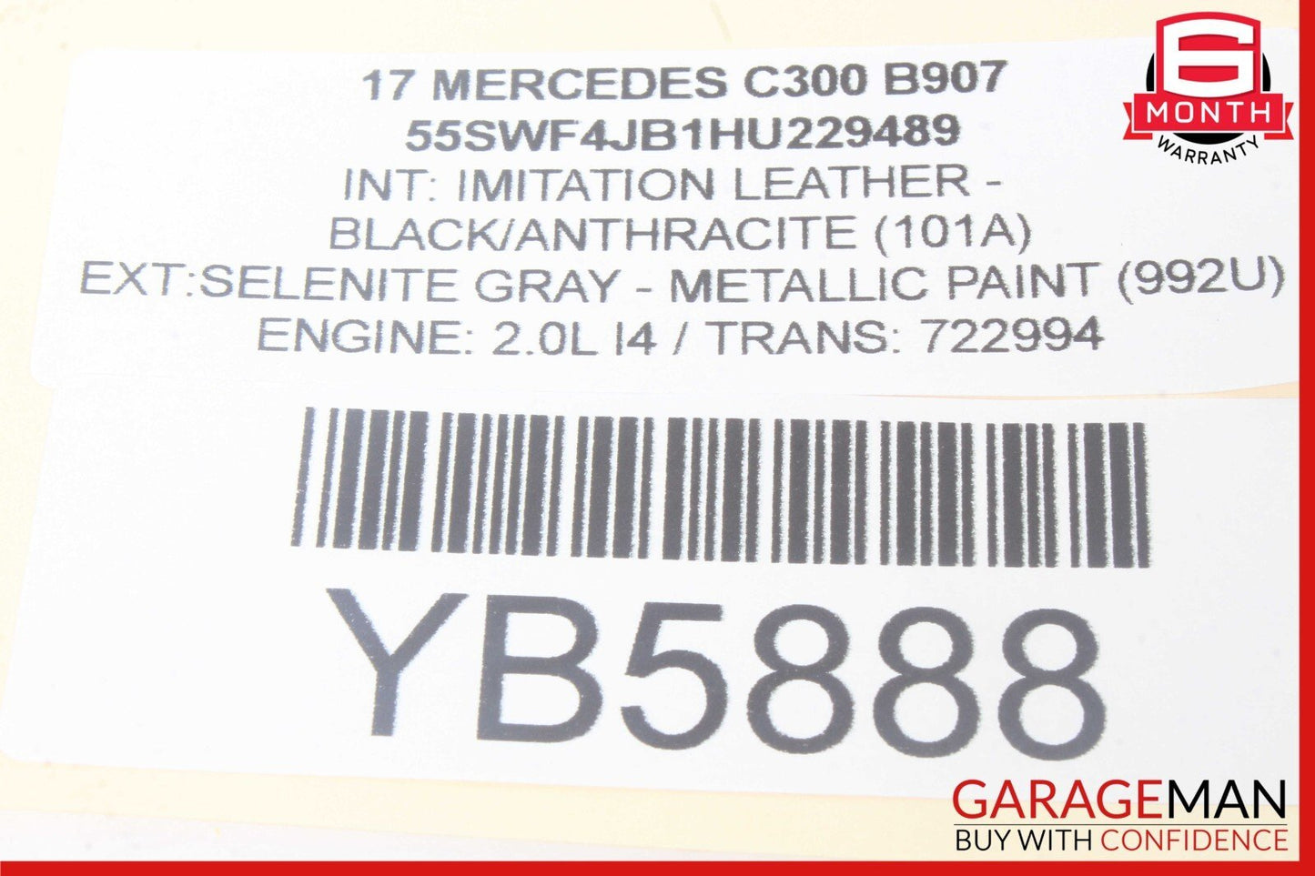 15-20 Mercedes W205 C300 C350e C400 A/C AC Heater Climate Control Switch OEM