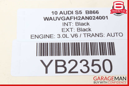 10-13 Audi S5 Boot Handle Tailgate Number Plate Light 8E0827657 OEM