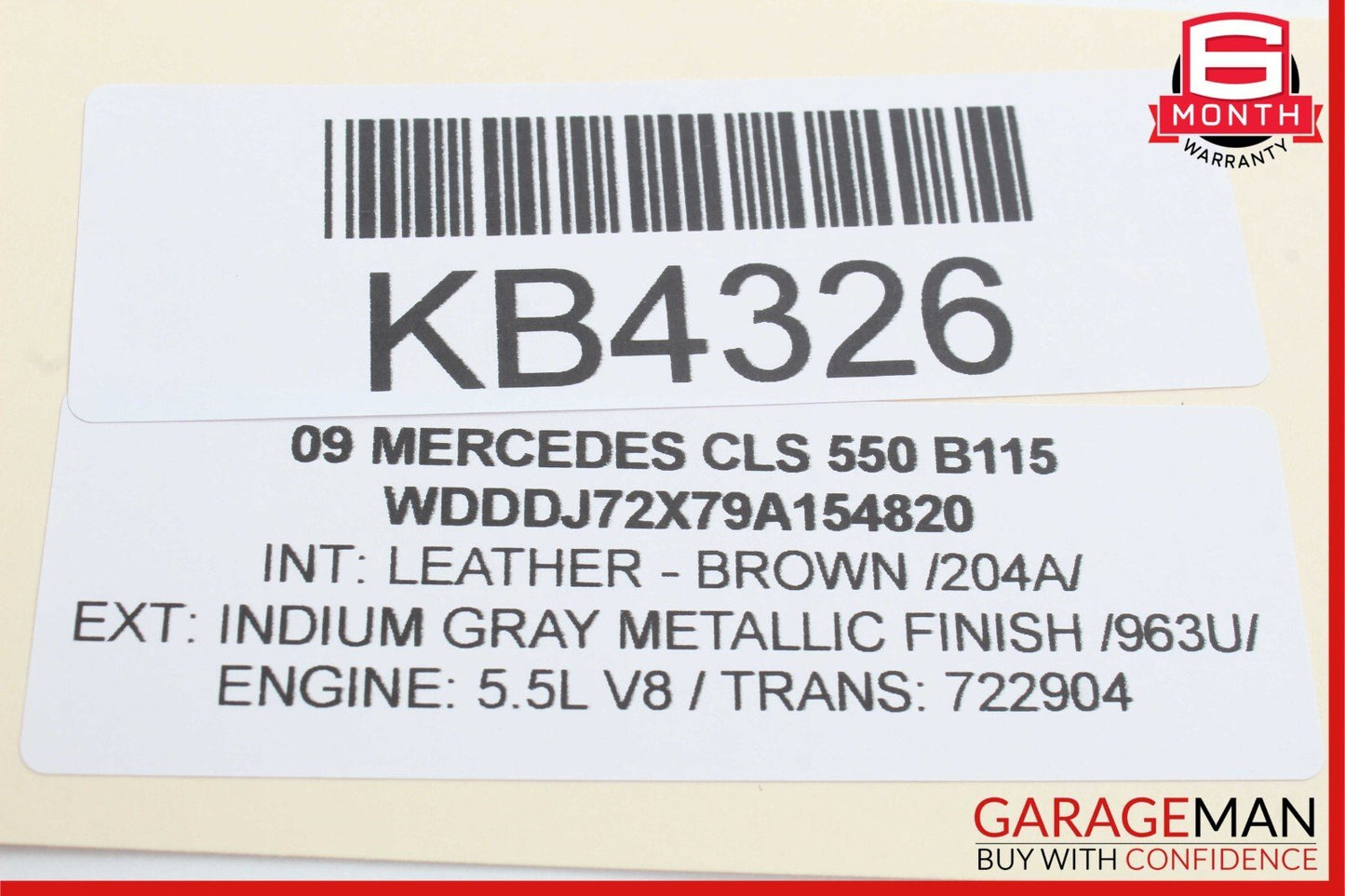 06-11 Mercedes W219 CLS550 CLS500 Front Right Door Control Module 2198202426 OEM