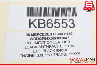 08-11 Mercedes W204 C300 C350 Rear or Front Right Side Exterior Door Handle OEM