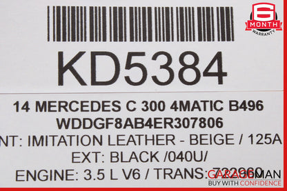 12-14 Mercedes W204 C300 C63 AMG AC A/C Heater Climate Control 2049006808 OEM
