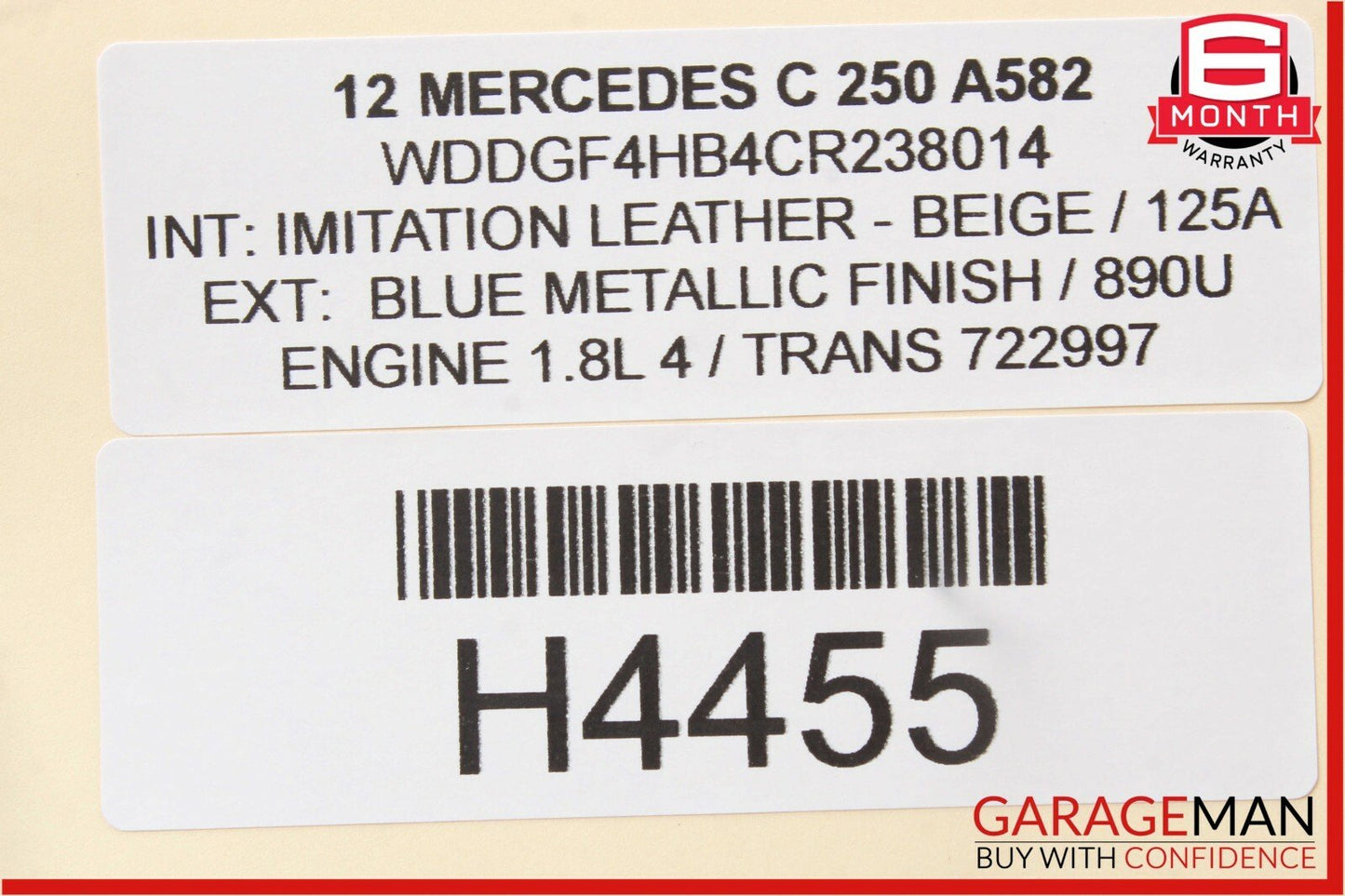 12-14 Mercedes C250 SLK350 CLS500 Sirius Satellite Radio Receiver Control Module