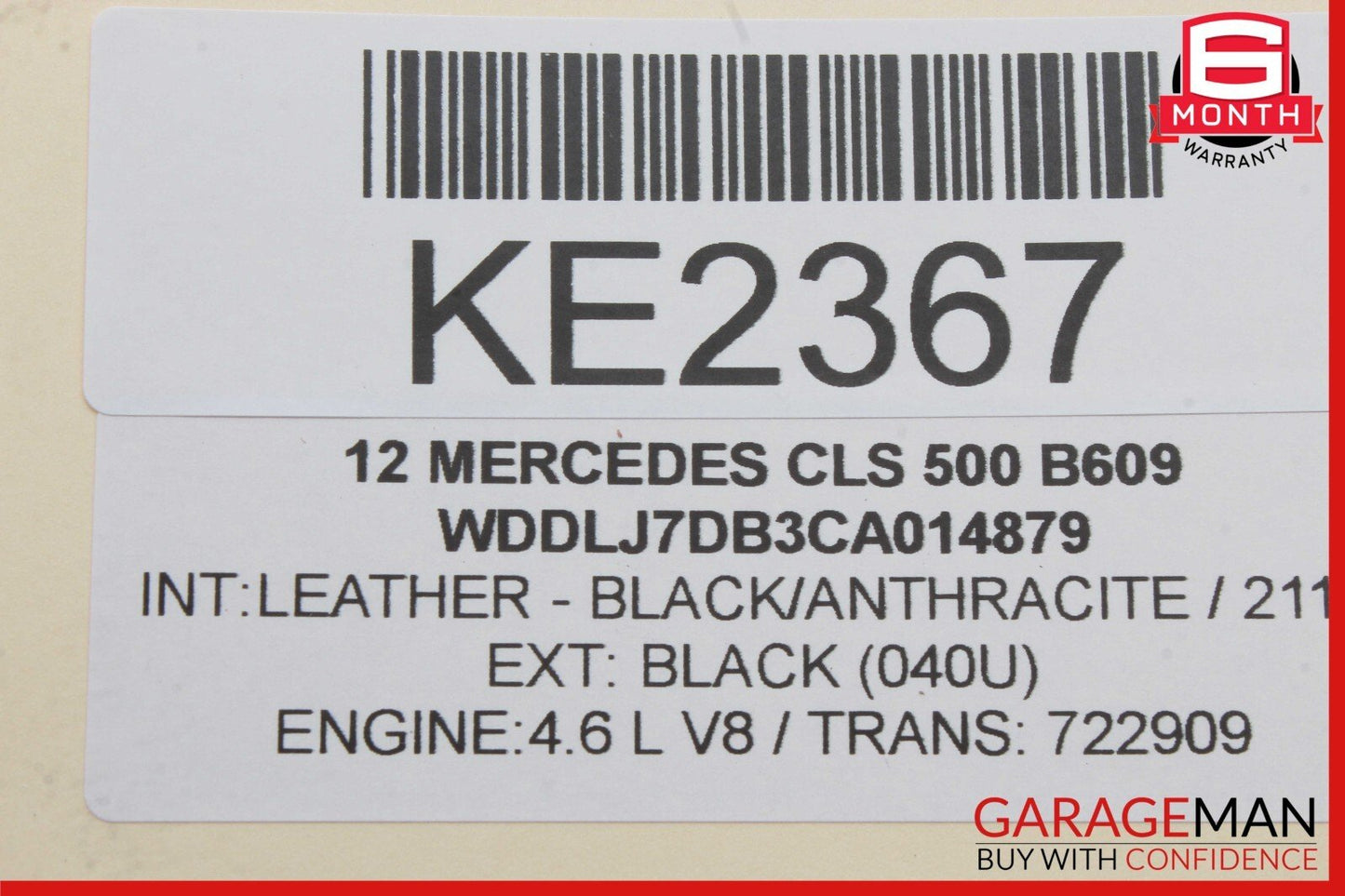 07-18 Mercedes W218 CLS550 Rear Left / Right Axle CV Half Shaft Driveshaft OEM