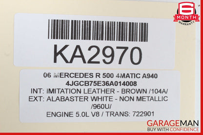 03-13 Mercedes W251 R500 4MATIC Seat Control Module Front Left 2118704926 OEM