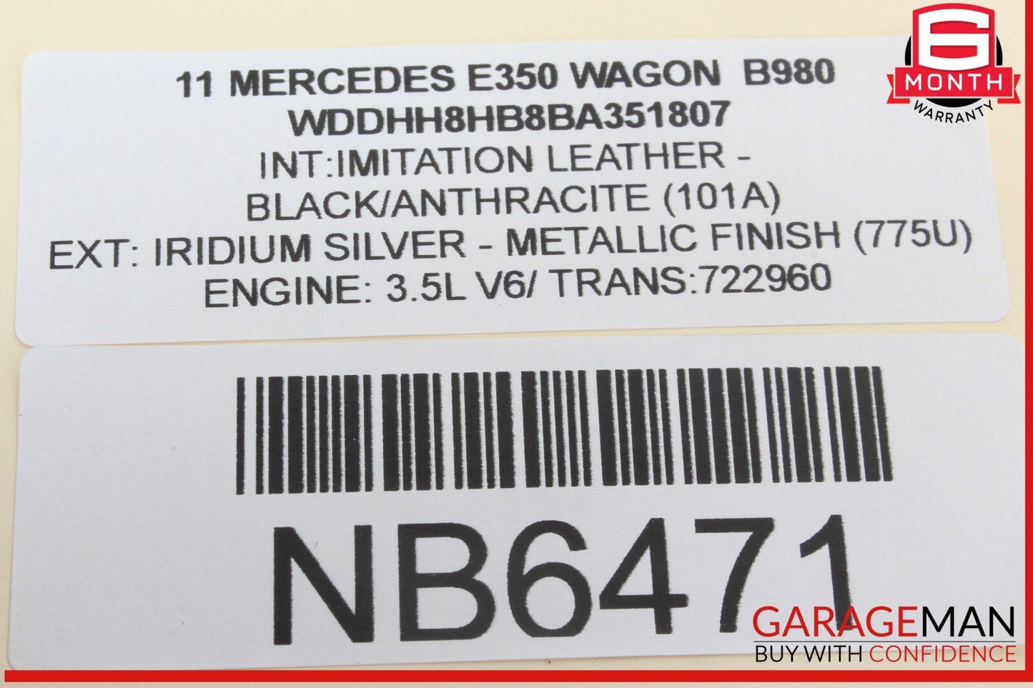 10-13 Mercedes W212 E350 Wagon Front Left Dashboard Dash Airbag Air Bag OEM