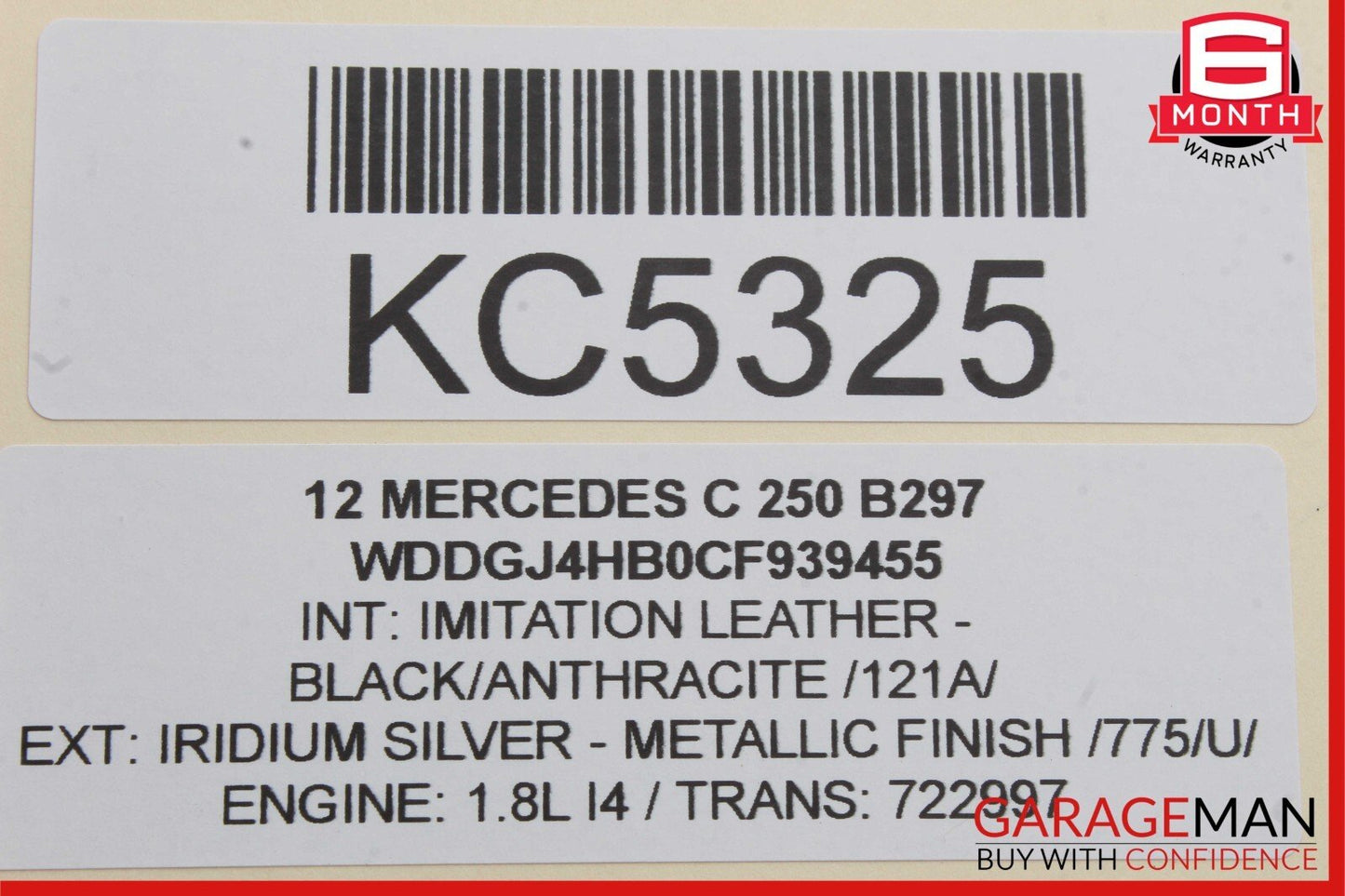 08-15 Mercedes W204 C250 C63 AMG Floor Gear Selector Shifter 2042677524 OEM