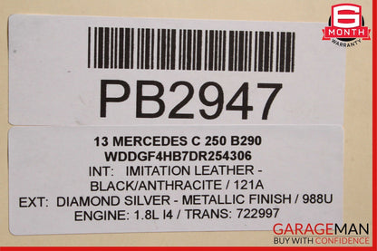 08-15 Mercedes SLK250 C250 Engine Radiator AC A/C Air Condenser Oil Cooler Assy