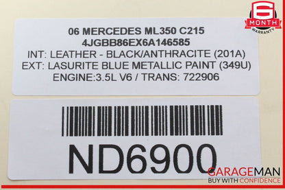 06-12 Mercedes W164 ML350 E350 Front Right Side Bumper Fog Light Lamp OEM