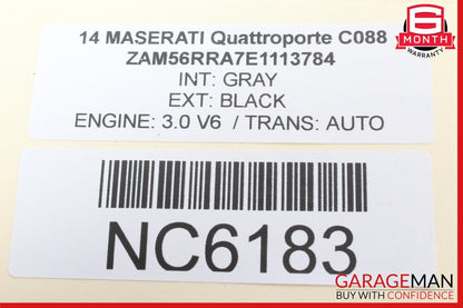 14-20 Maserati Quattroporte M156 Rear Right Side Inner Tail Light Lamp OEM