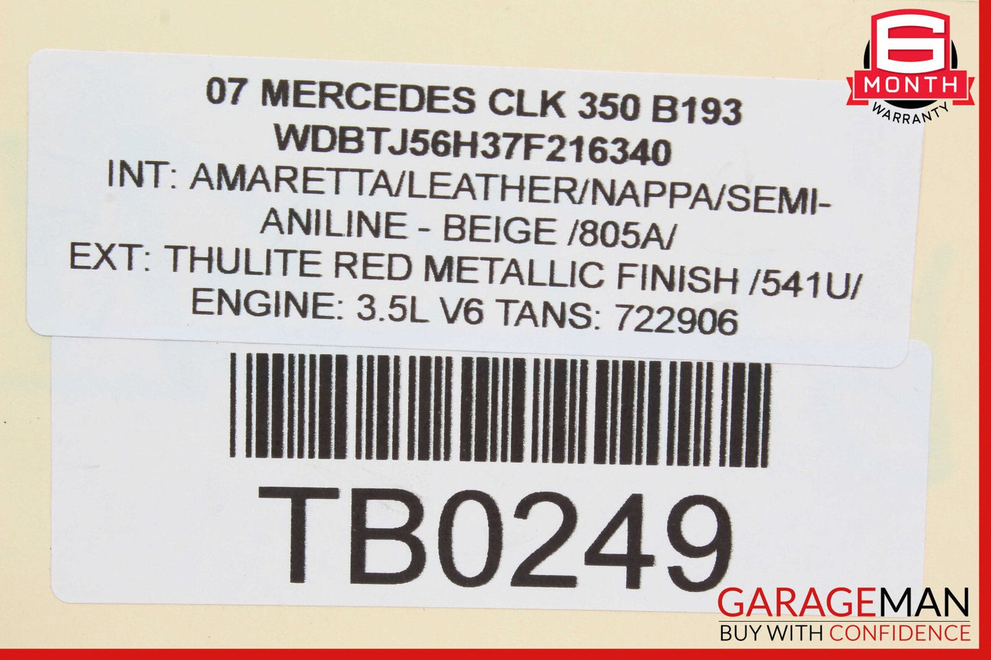 03-09 Mercedes W209 CLK350 CLK500 Front Right Side Lower Suspension Control Arm
