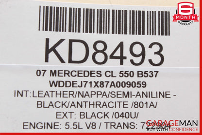 07-14 Mercedes W216 CL550 S550 Front Right Side Upper Control Arm OEM