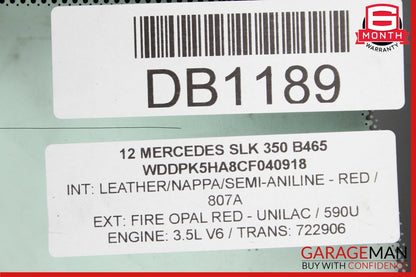 12-16 Mercedes R172 SLK350 Front Windshield Wind Shield Auto Glass Panel
