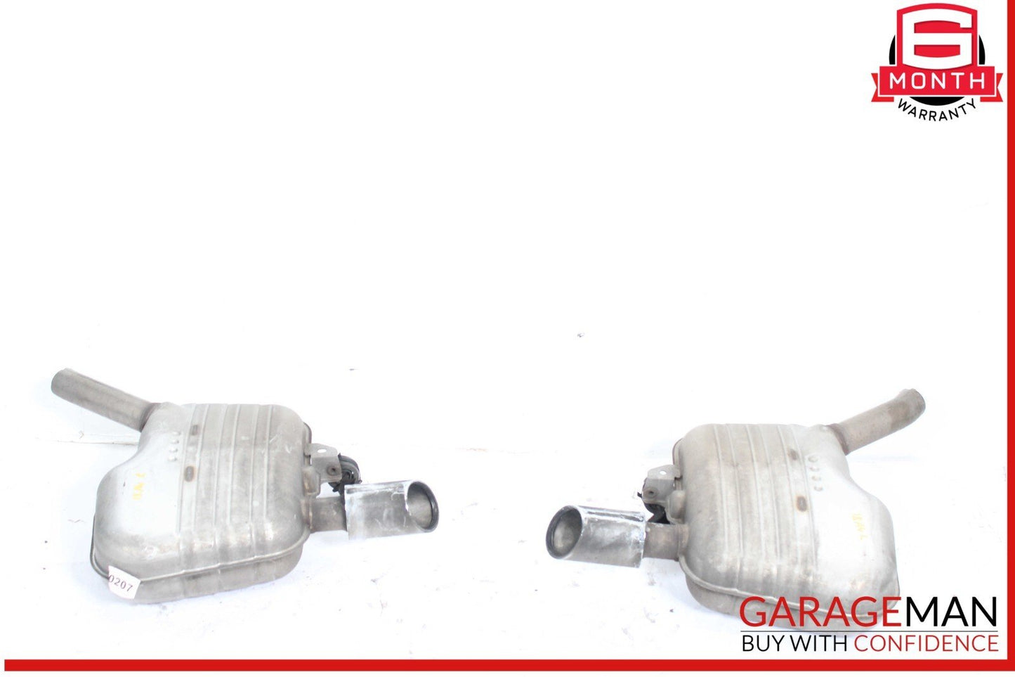 17-24 Audi A4 A5 2.0L Right & Left Side Exhaust Muffler Tail Pipe Set of 2 Pc