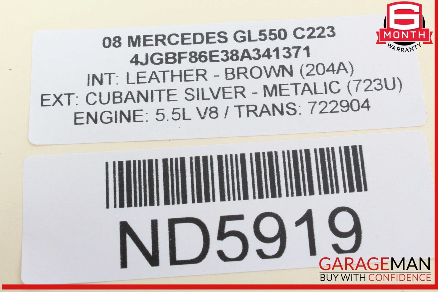 Mercedes X164 GL550 GL450 Voice Communication Control Module 2218708726 OEM