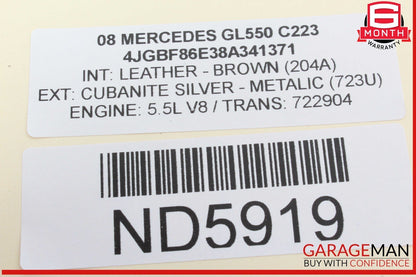 Mercedes X164 GL550 GL450 Voice Communication Control Module 2218708726 OEM