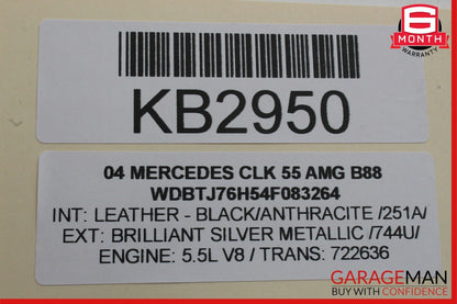 03-09 Mercedes W209 CLK500 CLK350 CLK55 Front Right Door Window Regulator Motor