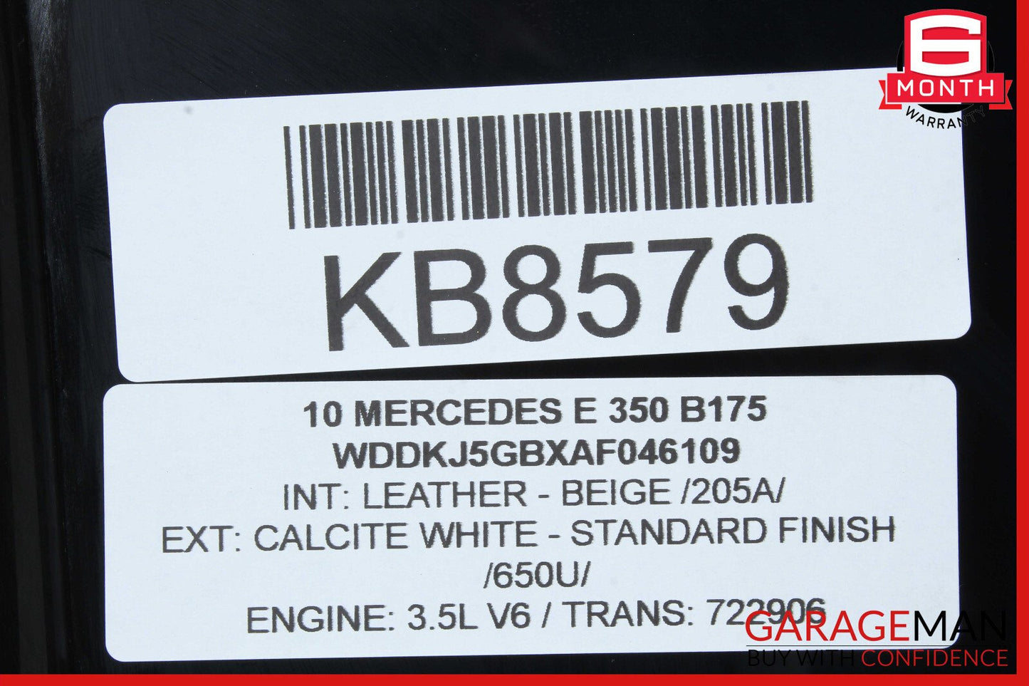10-13 Mercedes W207 E350 E550 Coupe Rear Right Quarter Window Glass & Regulator