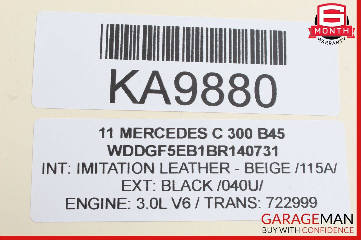 08-18 Mercedes W204 C300 SLK250 Front Left Driver Side Seat Control Module OEM