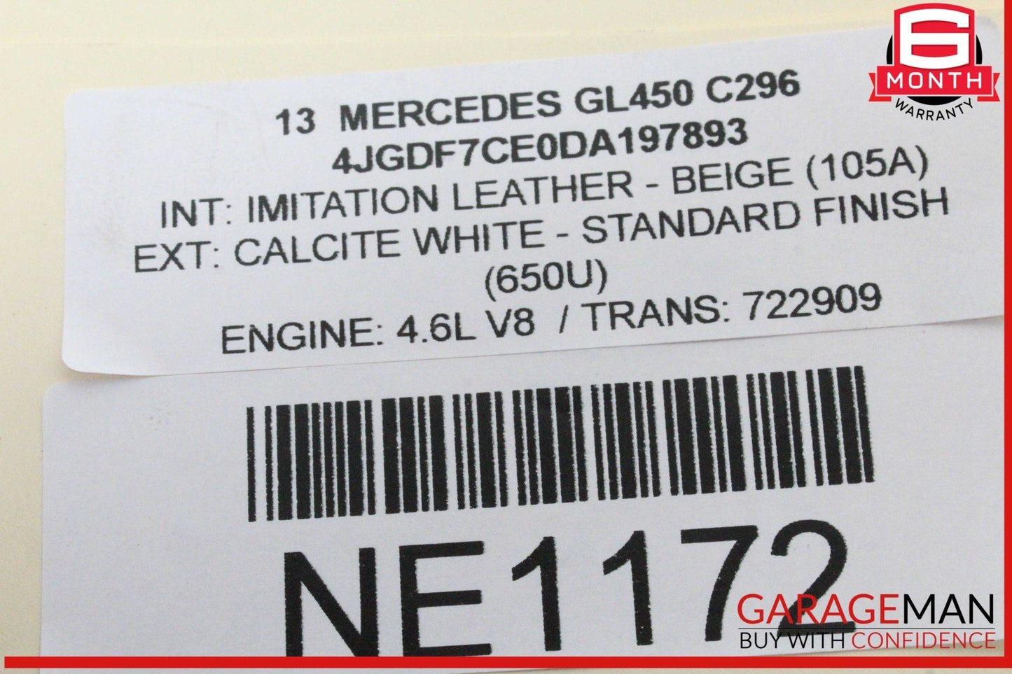 13-19 Mercedes X166 GL450 Sirius Satellite Radio Receiver 2128706489 OEM