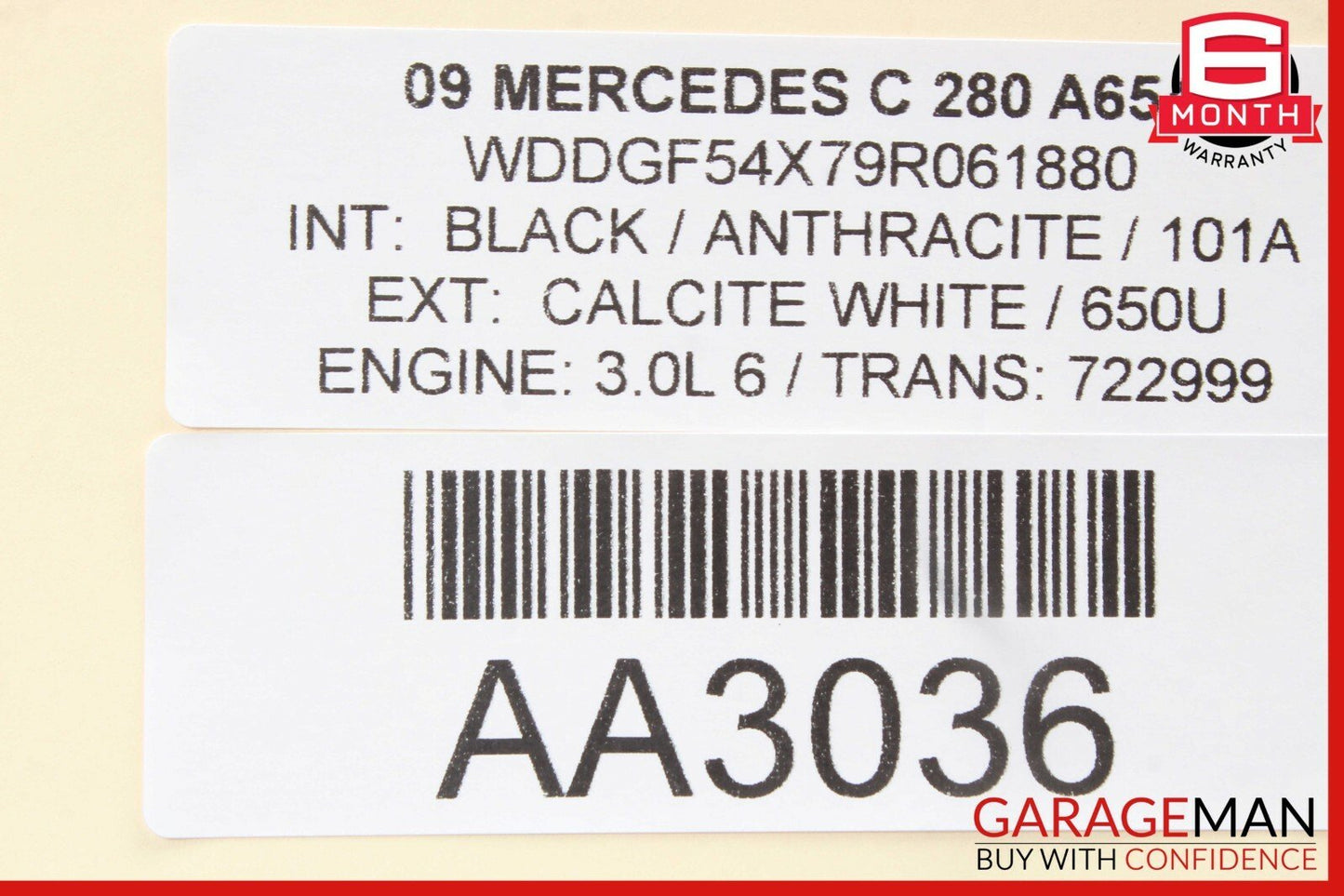 08-11 Mercedes W204 C300 C350 Instrument Speedometer Cluster OEM